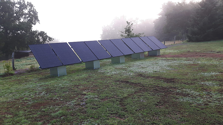Panneaux photovoltaïques Géoclim Loire