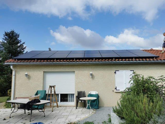 Panneaux solaires Géoclim Loire