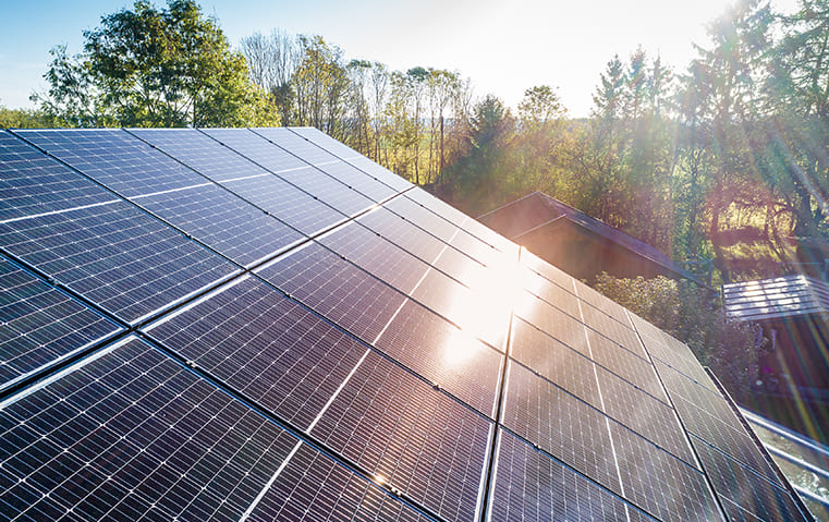 Panneaux photovoltaïques Géoclim Loire